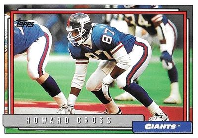 Cross, Howard / 1992 New York Giants / Topps #233