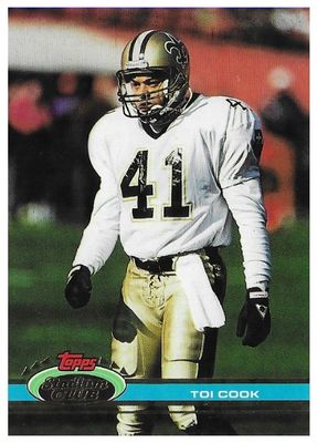 Cook, Toi / 1991 New Orleans Saints / Stadium Club #295