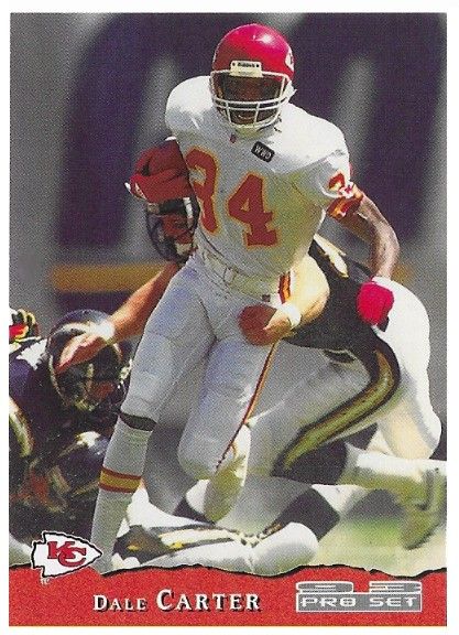 Carter, Dale / 1993 Kansas City Chiefs / Pro Set #195