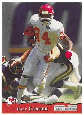 Carter, Dale / 1993 Kansas City Chiefs / Pro Set #195