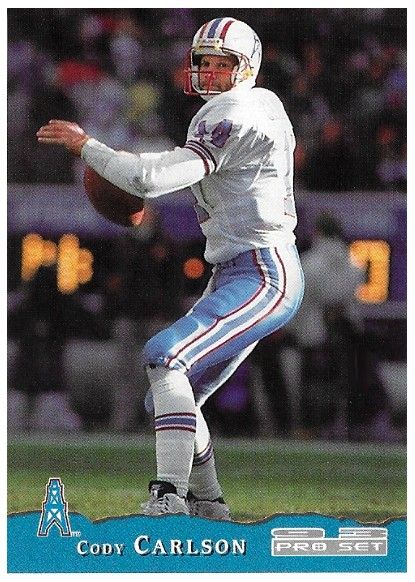 Carlson, Cody / 1993 Houston Oilers / Pro Set #165