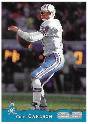 Carlson, Cody / 1993 Houston Oilers / Pro Set #165