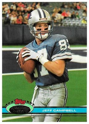 Campbell, Jeff / 1991 Detroit Lions / Stadium Club #132
