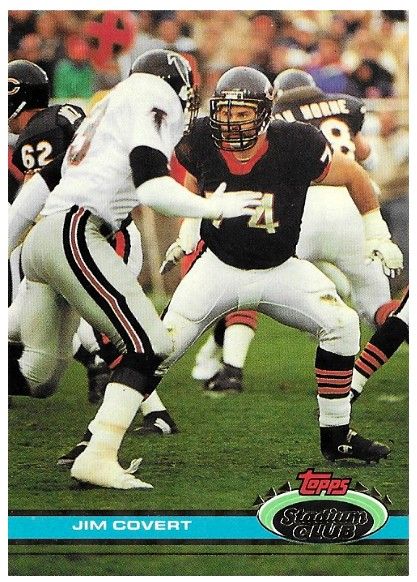 Covert, Jim / 1991 Chicago Bears / Stadium Club #474