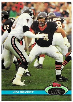 Covert, Jim / 1991 Chicago Bears / Stadium Club #474