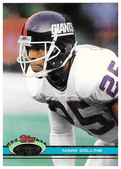 Collins, Mark / 1991 New York Giants / Stadium Club #463