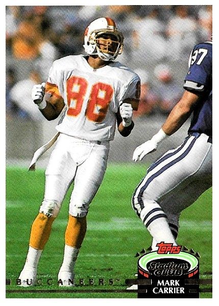 Carrier, Mark / 1992 Tampa Bay Buccaneers / Stadium Club #114
