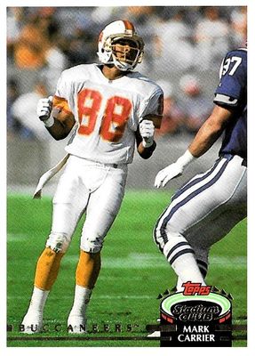 Carrier, Mark / 1992 Tampa Bay Buccaneers / Stadium Club #114