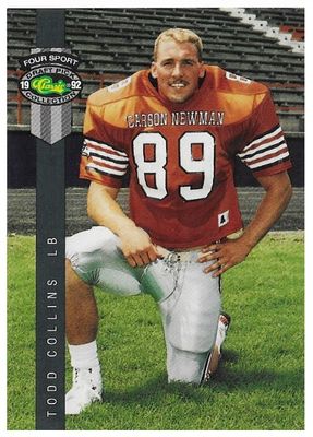 Collins, Todd / 1992 Carson-Newman Eagles / Classic Four Sport #150
