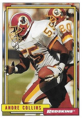 Collins, Andre / 1992 Washington Redskins / Topps #203