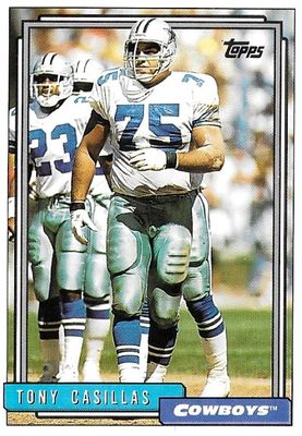 Casillas, Tony / 1992 Dallas Cowboys / Topps #135