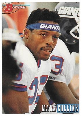Collins, Mark / 1993 New York Giants / Bowman #326