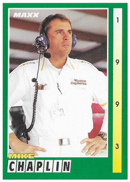 Chaplin, Mike / 1993 NASCAR Official / Maxx #236