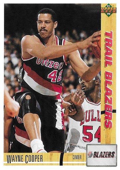 Cooper, Wayne / 1991-92 Portland Trail Blazers / Upper Deck #378