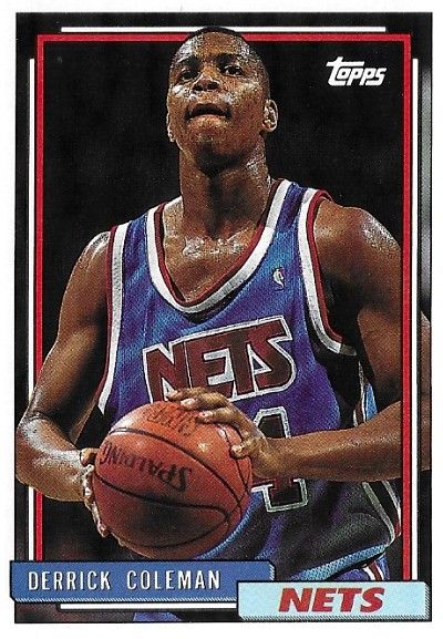 Coleman, Derrick / 1992-93 New Jersey Nets / Topps #230