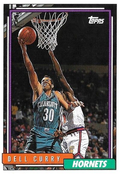 Curry, Dell / 1992-93 Charlotte Hornets / Topps #242