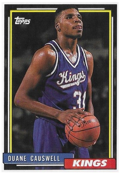 Causwell, Duane / 1992-93 Sacramento Kings / Topps #323