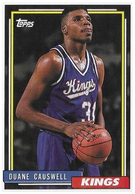 Causwell, Duane / 1992-93 Sacramento Kings / Topps #323
