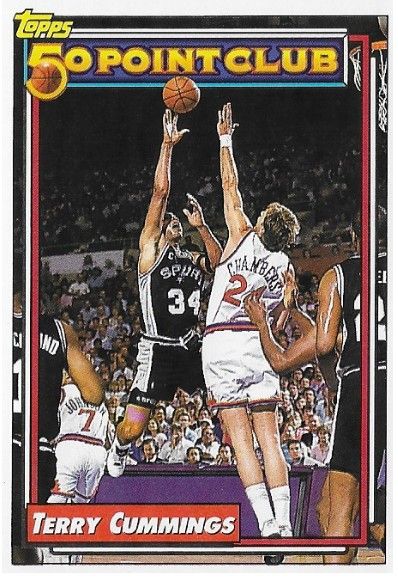 Cummings, Terry / 1992-93 San Antonio Spurs / Topps #209