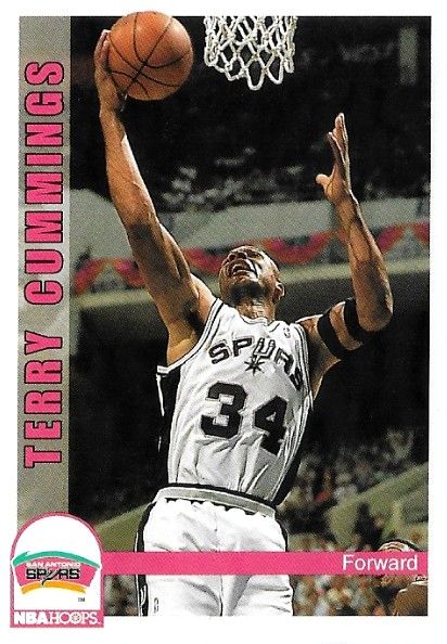 Cummings, Terry / 1992-93 San Antonio Spurs / Hoops #206