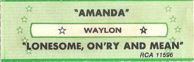 Jennings, Waylon / Amanda / RCA 11596 | Jukebox Title Strip (1979)