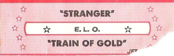 Electric Light Orchestra / Stranger / Jet 4208 | Jukebox Title Strip (1983)