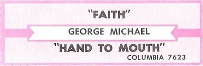 Michael, George / Faith / Columbia 7623 | Jukebox Title Strip (1987)