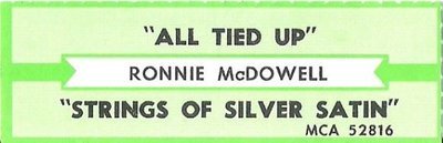 McDowell, Ronnie / All Tied Up / MCA 52816 | Jukebox Title Strip (1986)