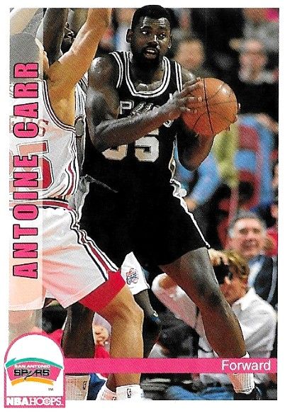 Carr, Antoine / 1992-93 San Antonio Spurs / Hoops #205