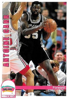 Carr, Antoine / 1992-93 San Antonio Spurs / Hoops #205