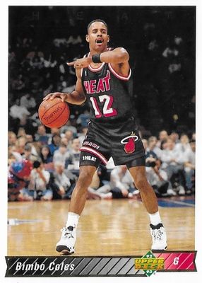 Coles, Bimbo / 1992-93 Miami Heat / Upper Deck #121