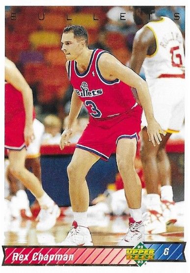Chapman, Rex / 1992-93 Washington Bullets / Upper Deck #79