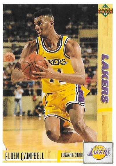 Campbell, Elden / 1991-92 Los Angeles Lakers / Upper Deck #126