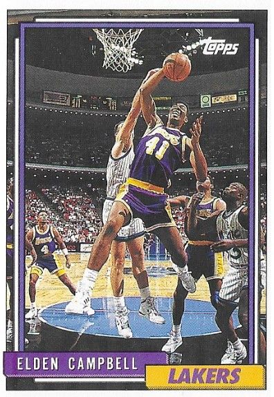 Campbell, Elden / 1992-93 Los Angeles Lakers / Topps #150