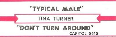 Turner, Tina / Typical Male / Capitol 5615 | Jukebox Title Strip (1986)