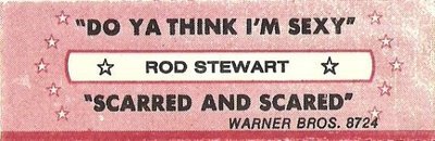 Stewart, Rod / Do Ya Think I&#39;m Sexy / Warner Bros. 8724 | Jukebox Title Strip (1978)