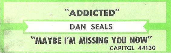 Seals, Dan / Addicted / Capitol 44130 | Jukebox Title Strip (1988)