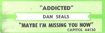 Seals, Dan / Addicted / Capitol 44130 | Jukebox Title Strip (1988)