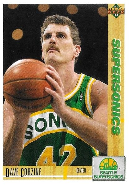 Corzine, Dave / 1991-92 Seattle SuperSonics / Upper Deck #106