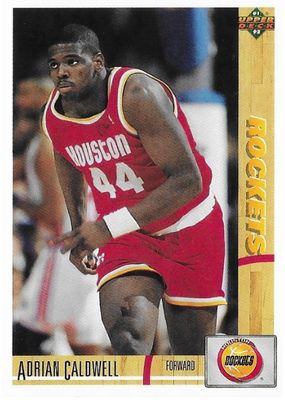 Caldwell, Adrian / 1991-92 Houston Rockets / Upper Deck #310