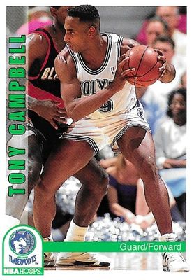 Campbell, Tony / 1992-93 Minnesota Timberwolves / Hoops #136
