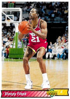 Floyd, Sleepy / 1992-93 Houston Rockets / Upper Deck #194