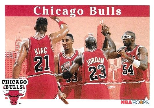 Chicago Bulls / 1992-93 Team Card / Hoops #269