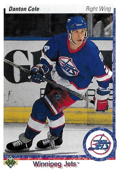 Cole, Danton / 1990-91 Winnipeg Jets / Upper Deck #517
