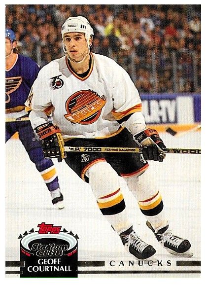 Courtnall, Geoff / 1992-93 Vancouver Canucks / Stadium Club #265