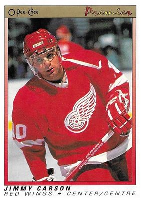Carson, Jimmy / 1990-91 Detroit Red Wings / O-Pee-Chee #12