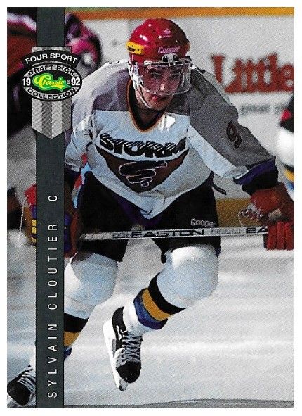 Cloutier, Sylvain / 1992 Guelph Storm / Classic Four Sport #171