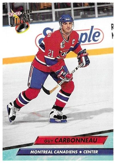 Carbonneau, Guy / 1992-93 Montreal Canadiens / Ultra #102