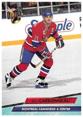 Carbonneau, Guy / 1992-93 Montreal Canadiens / Ultra #102