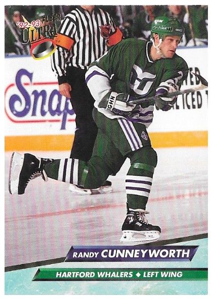 Cunneyworth, Randy / 1992-93 Hartford Whalers / Ultra #73